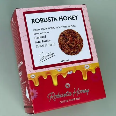 Hình ảnh ROBUSTA RED HONEY - Hộp Cà Phê Đóng Gói