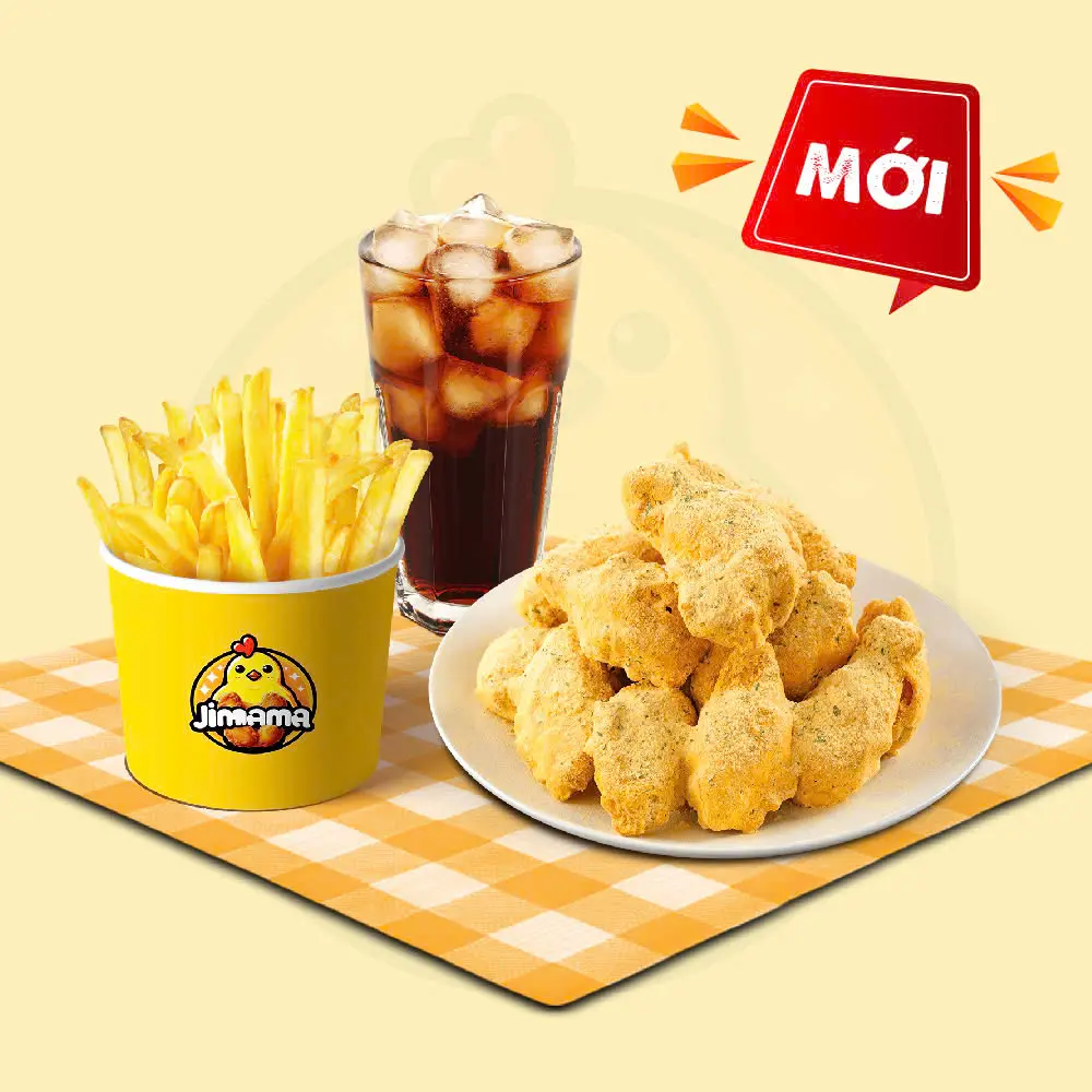 Hình ảnh Combo gà phô mai - 1 người