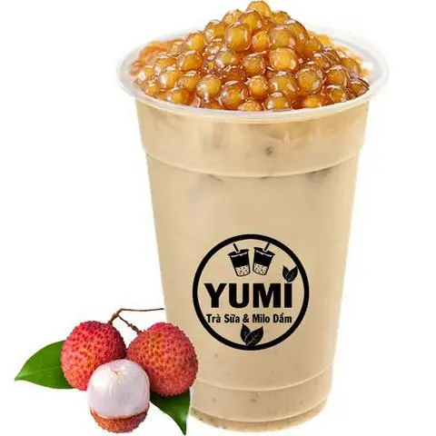 Hình ảnh Trà Sữa Vải Tươi Dầm (Size 700ml)