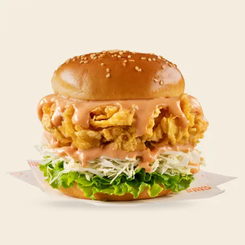 Hình ảnh Burger Gà Xù Cay
