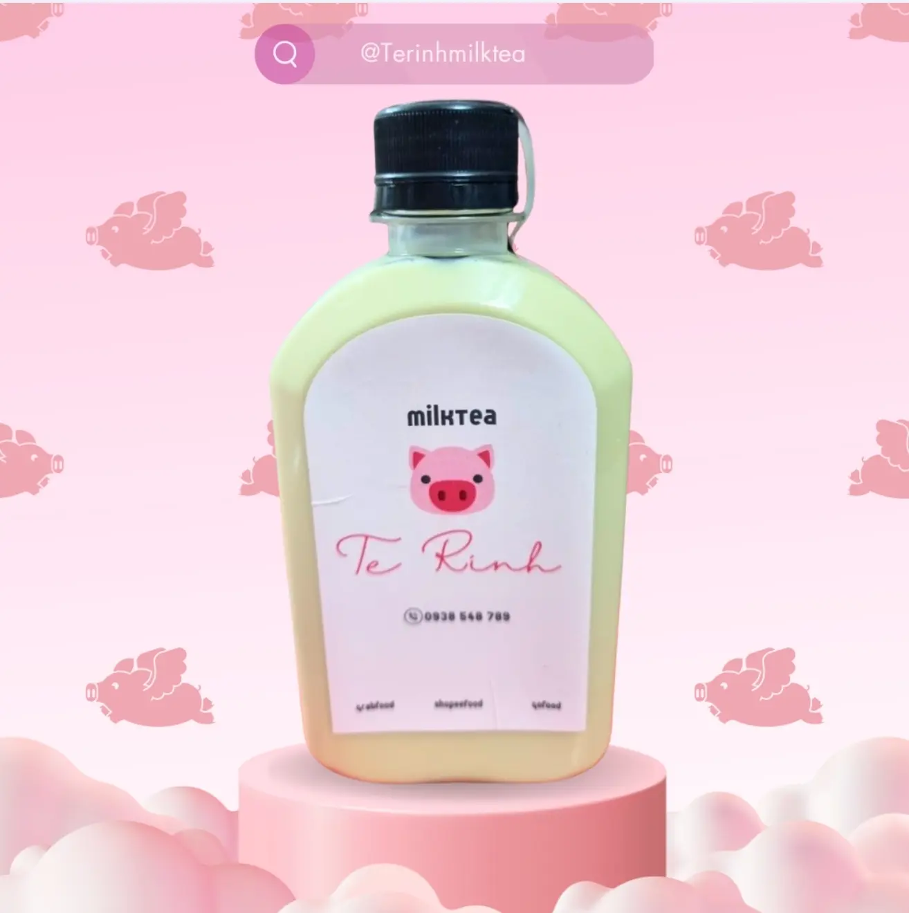 Hình ảnh Trà Olong Lài Sữa chai 330ml