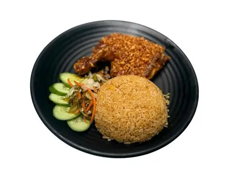 Hình ảnh Cơm đùi lớn ( mắm tỏi )