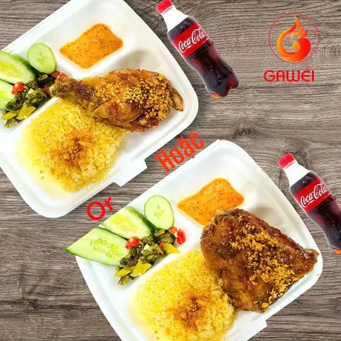 Hình ảnh Combo Cơm Gà Nướng Sốt Gia Truyền + 1 Chai CoCa