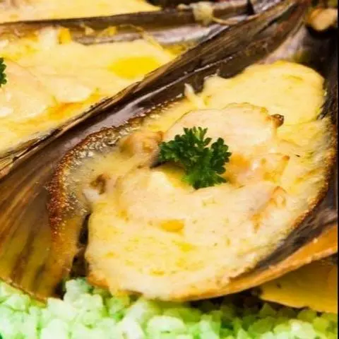 Hình ảnh Sò Mai Nướng Phomai/2 Con.