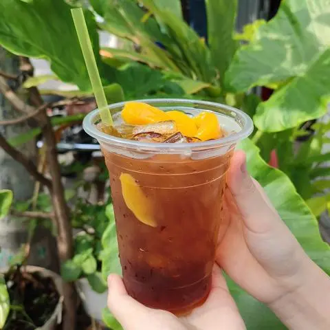 Hình ảnh Trà Lipton Đào Miếng - Ly 800ML Khổng Lồ 