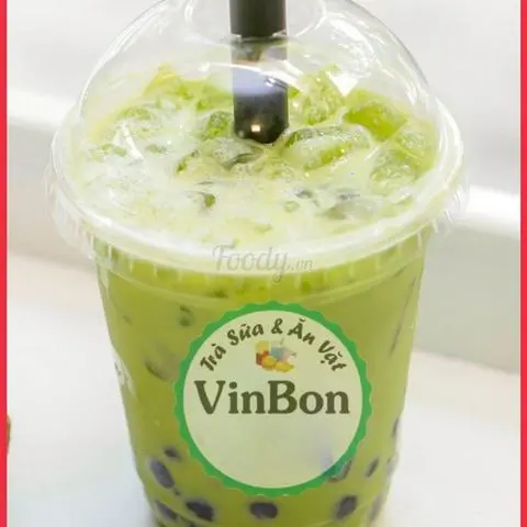 Hình ảnh Trà sữa táo xanh