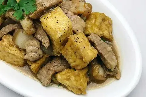 Hình ảnh Cơm thịt kho đậu hũ