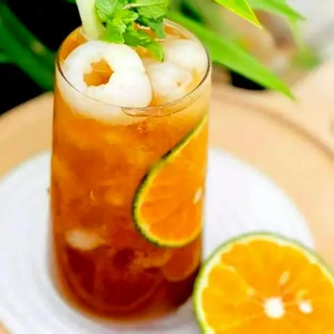 Hình ảnh Trà đào cam vải