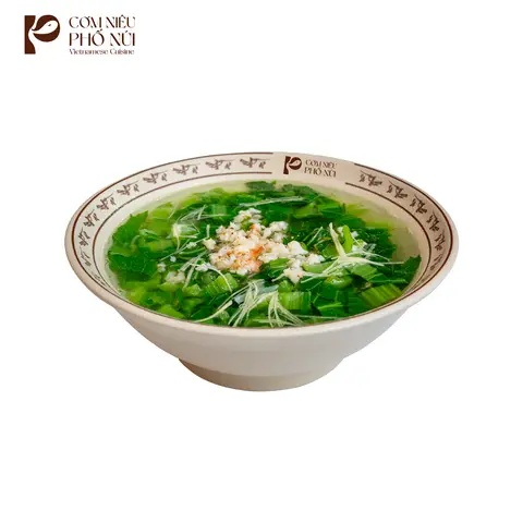 Hình ảnh Canh cải xanh tôm tươi