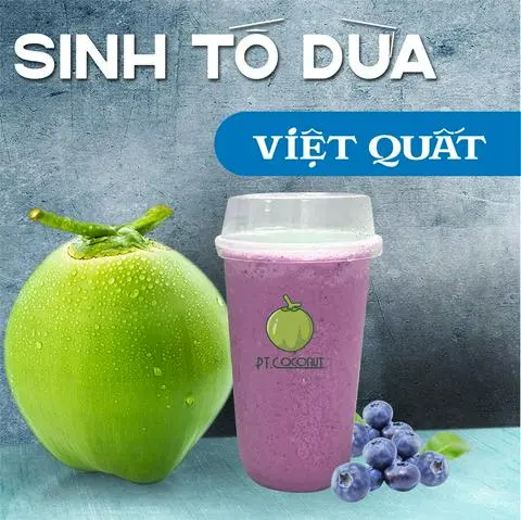 Hình ảnh Sinh Tố Dừa - Việt Quất 
