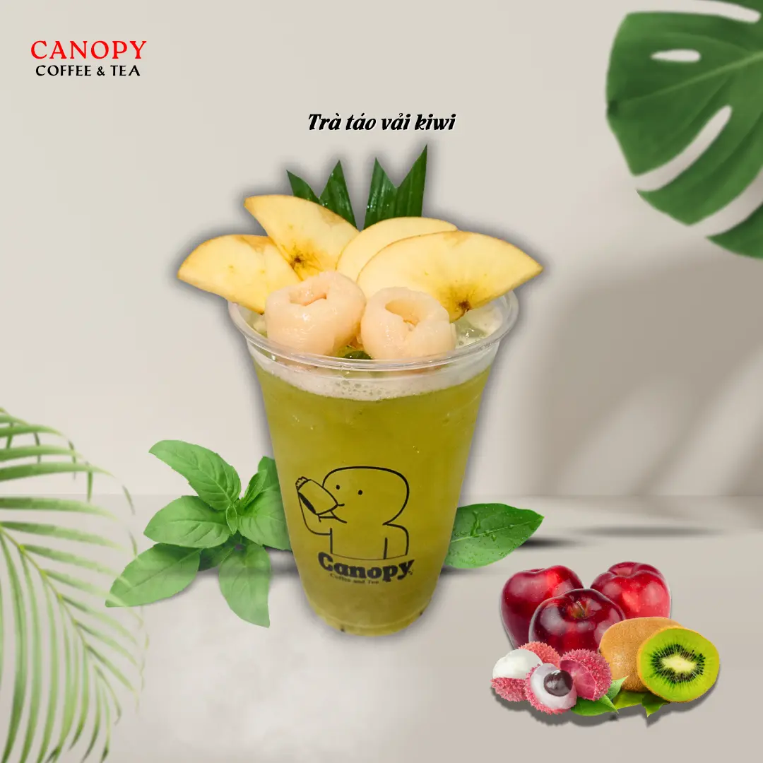 Hình ảnh Trà táo vải kiwi