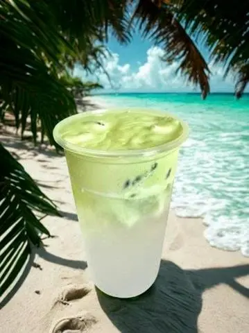 Hình ảnh Nước dừa kem matcha