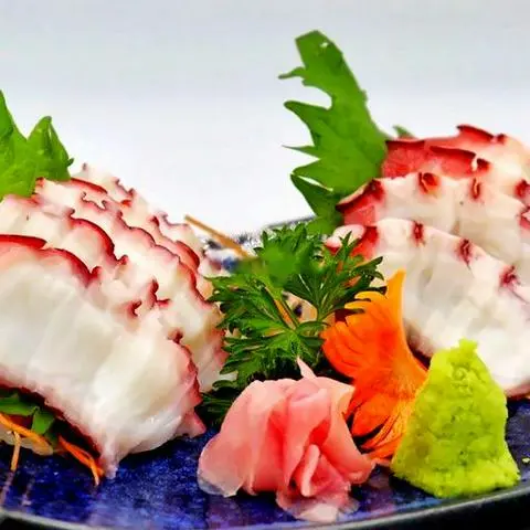 Hình ảnh Sashimi bạch tuộc 10ps - tako sashimi