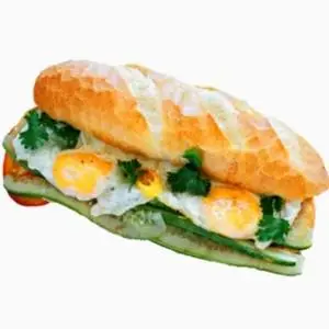 Hình ảnh Bánh Mì Ốp La 2 Trứng