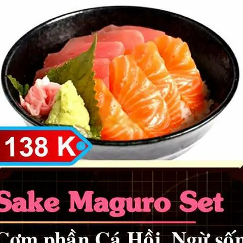 Hình ảnh Sake Maguro Don Set