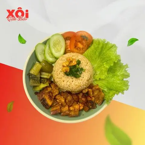 Hình ảnh Combo Cơm ba rọi nướng muối ớt - Canh - Yogurt tráng miệng