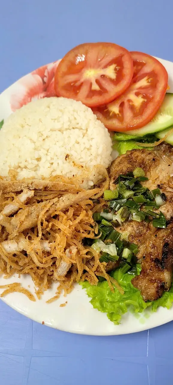 Hình ảnh cơm tấm sườn - bì
