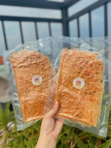 Hình ảnh Bánh Tráng Dẻo Tôm Bịch 200g - Ăn Vặt OGI FOOD