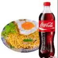 Hình ảnh Combo mì Xào trứng ốp la - 1 coca cola