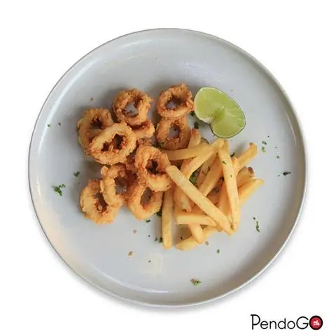 Hình ảnh Deep fried squid & french fries