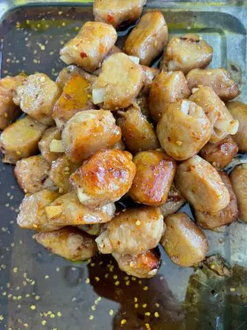Hình ảnh cơm sườn dừa sa Tế , cải chua xào 