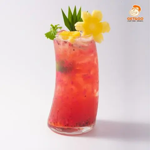 Hình ảnh Thơm mix dâu tây 