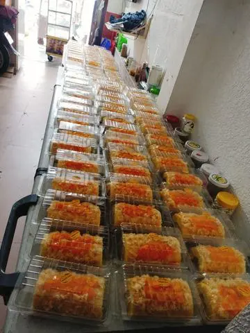 Hình ảnh bánh bông LAN cuộn trứng muối 65k