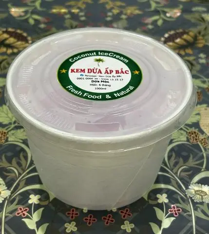 Hình ảnh Kem Dừa Môn 600ml (450g)