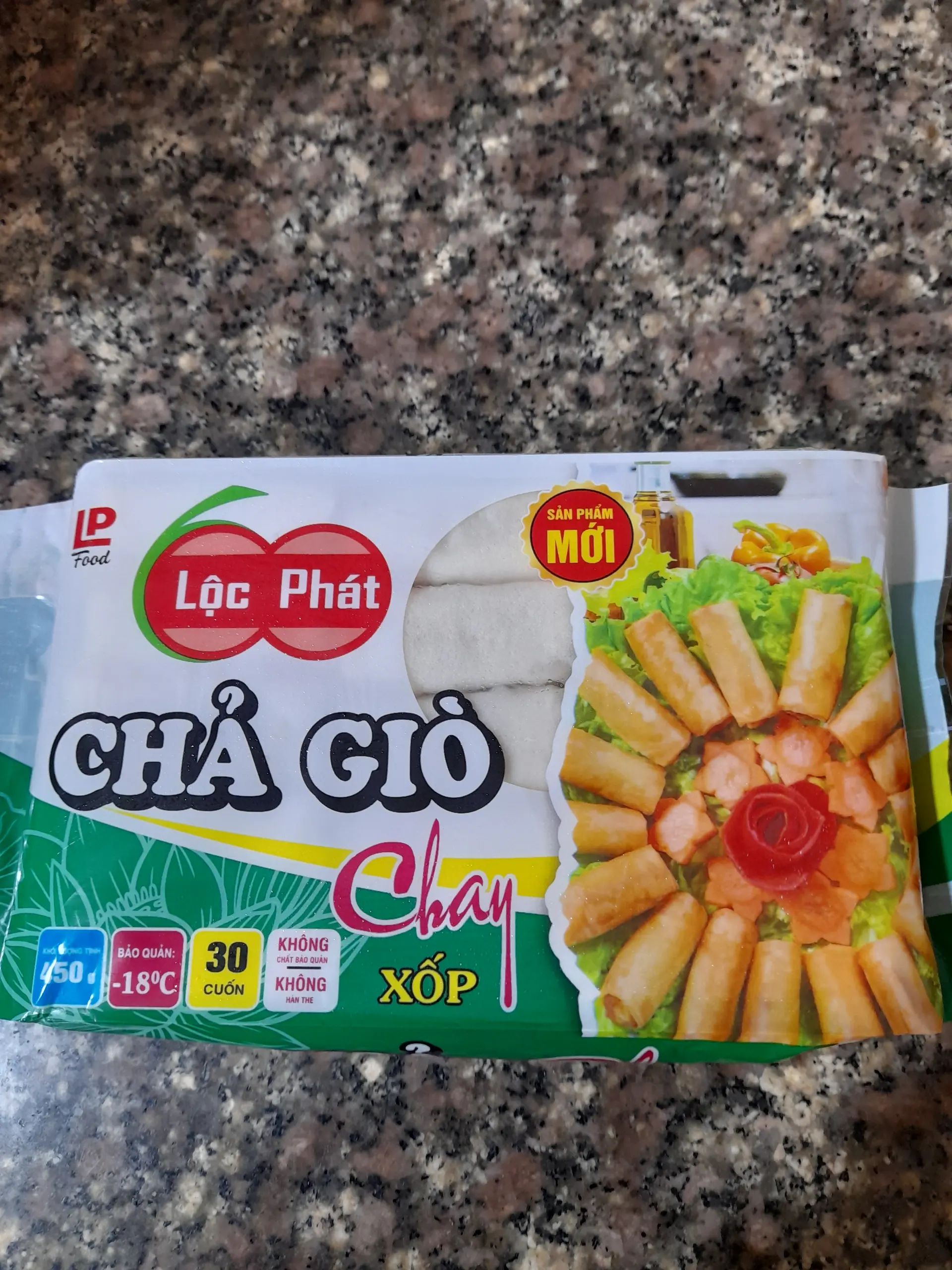 Hình ảnh chả giò xốp chay LỘC PHÁT 450g