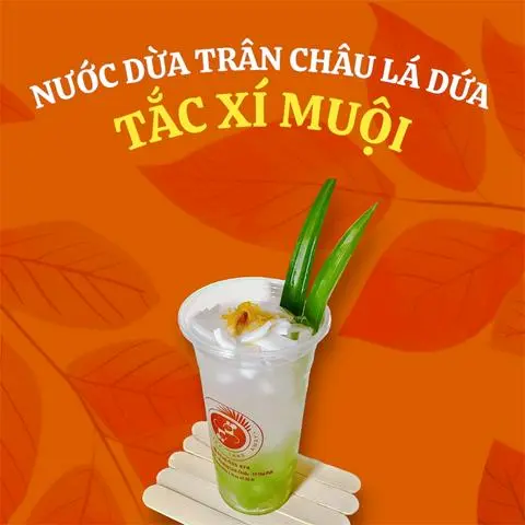Hình ảnh NƯỚC DỪA TẮC XÍ MUỘI CHÂN TRÂU LÁ DỨA