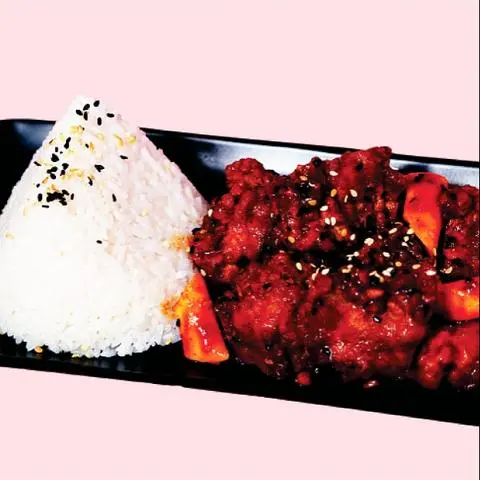 Hình ảnh Cơm gà rán sốt
