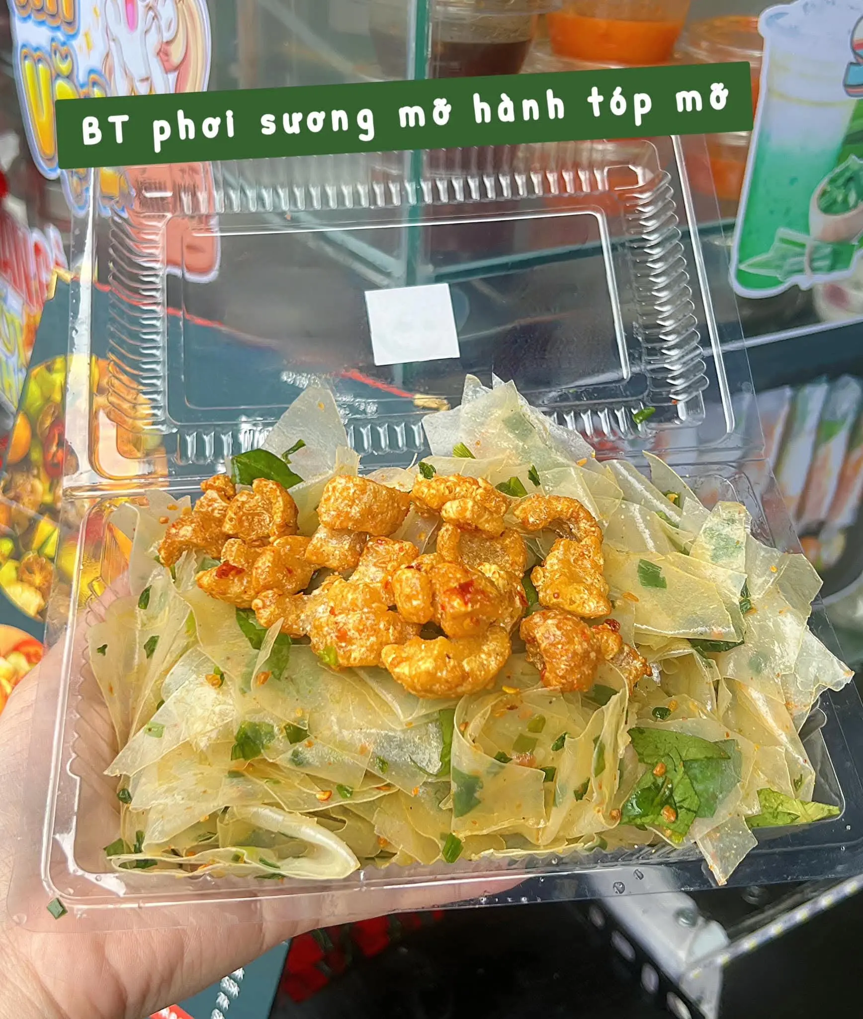 Hình ảnh Bánh tráng dẻo hành phi