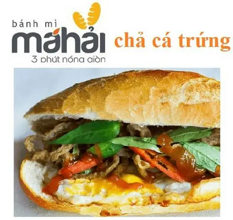 Hình ảnh Bánh mì chả cá - 1 trứng Má Hải