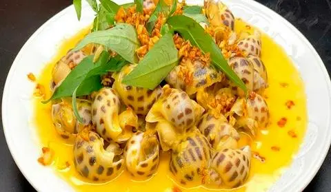 Hình ảnh Ốc Hương Sốt Trứng Muối