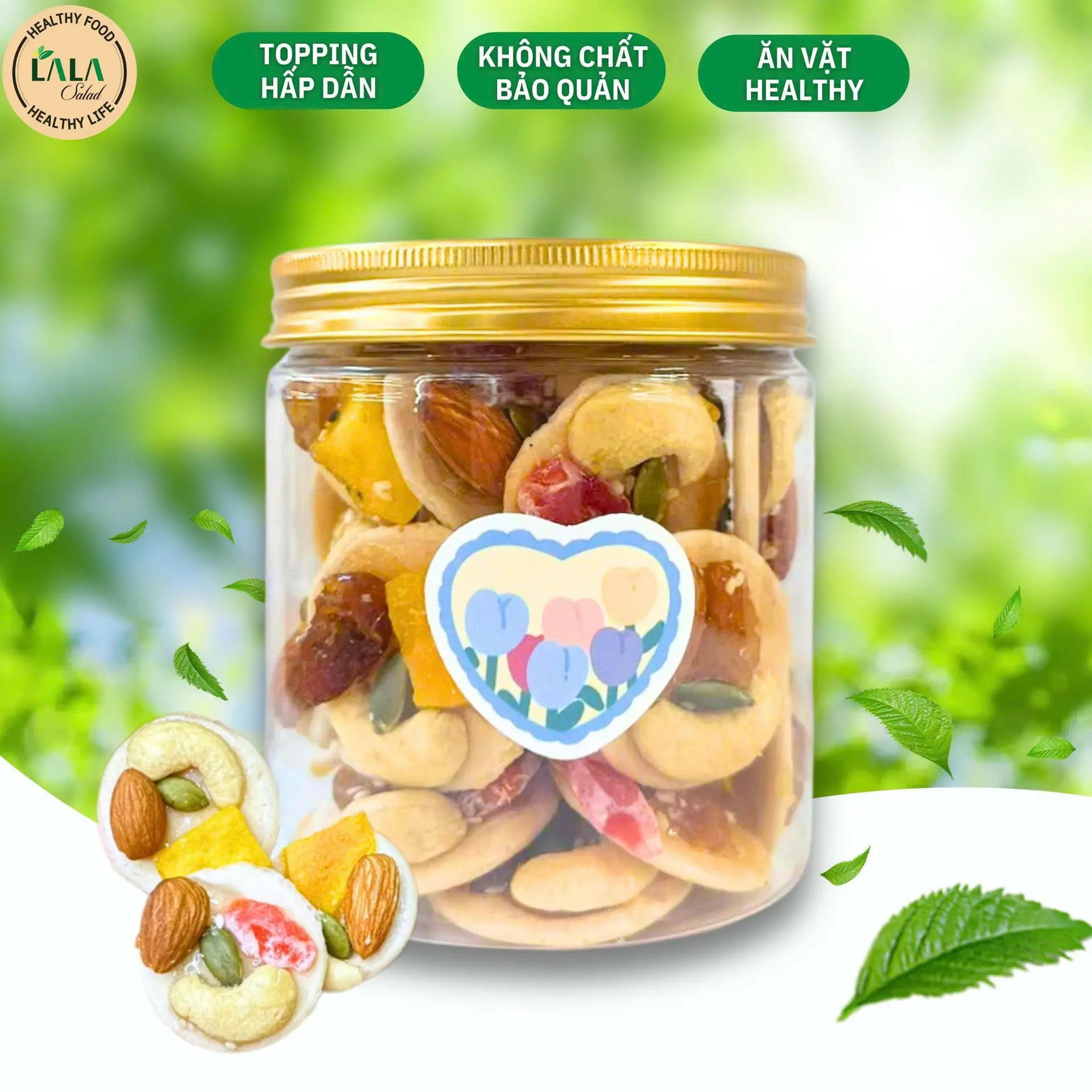 Hình ảnh Bánh Đồng Tiền Mix Hạt