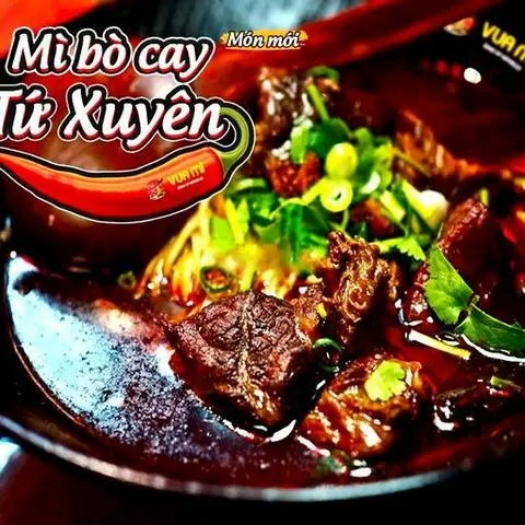 Hình ảnh Mì bò cay tứ xuyên - nước