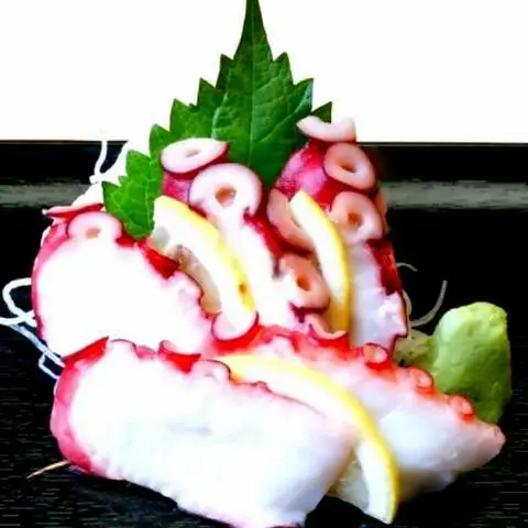Hình ảnh Sashimi bạch tuộc 5ps - tako sashimi