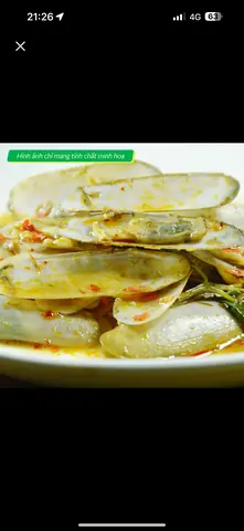 Hình ảnh Ốc Móng tay xào tỏi