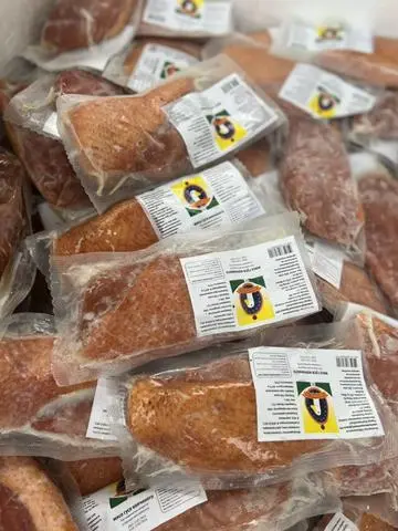 Hình ảnh Lườn ngỗng hun khói Nga (túi 200~250g)