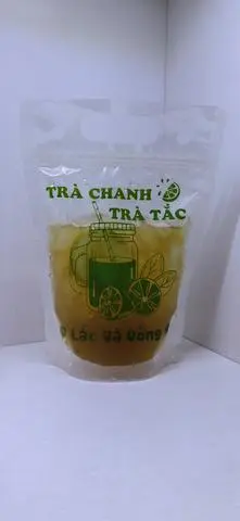 Hình ảnh Trà chanh túi zip siêu giải khát 