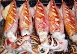 Hình ảnh Mực ống nướng mọi