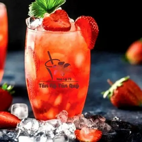 Hình ảnh Trà dâu tươi hạt chia