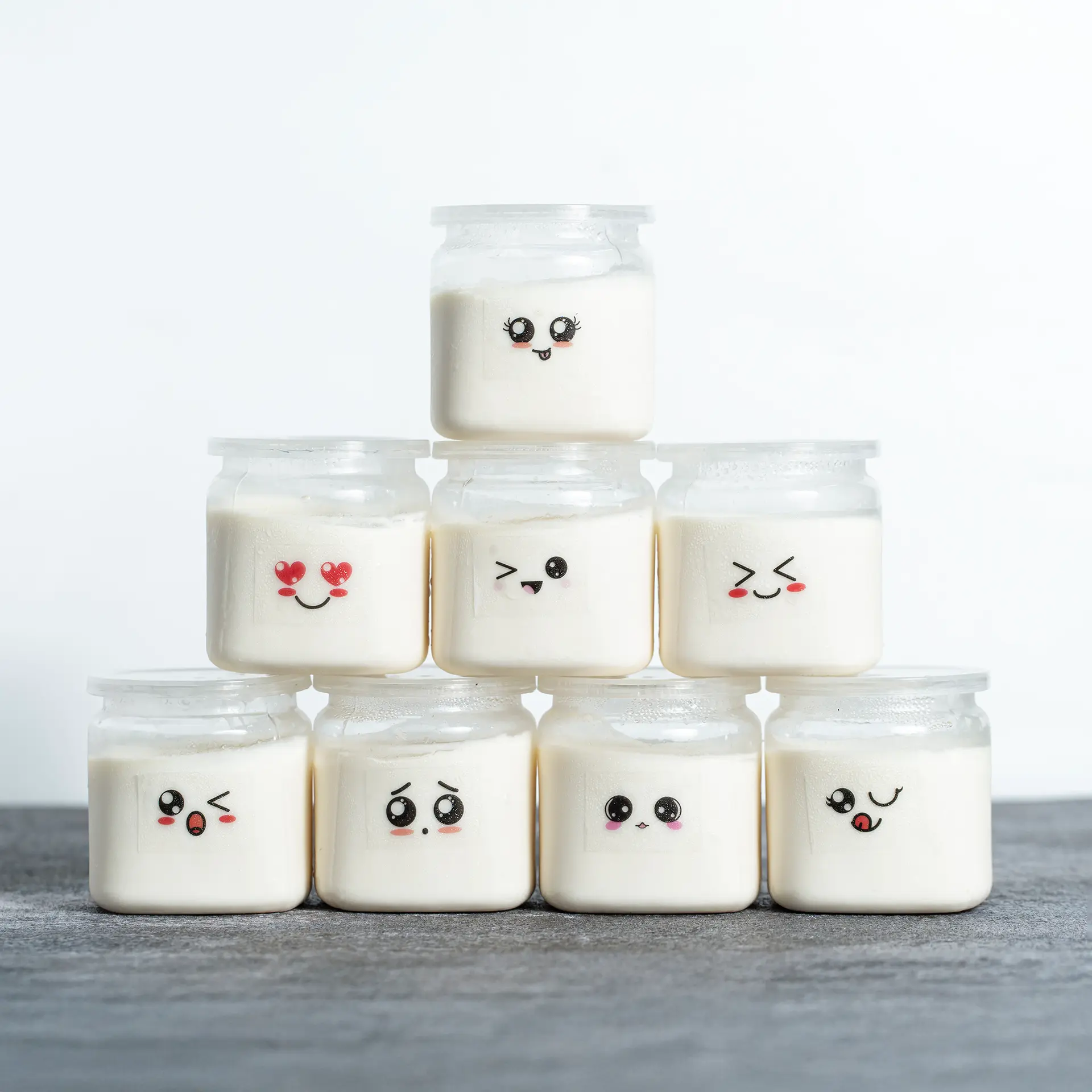 Hình ảnh Sữa chua phô mai set 8 hũ