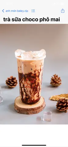 Hình ảnh Trà sữa choco - phô mai