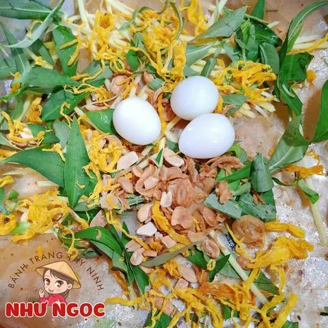 Hình ảnh Bánh Tráng Phơi Sương Trộn Thập Cẩm