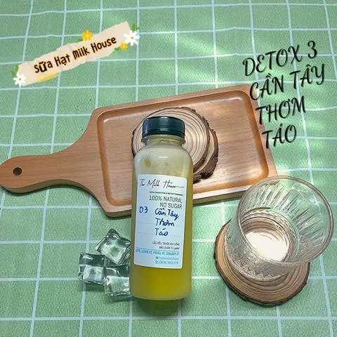 Hình ảnh Detox Cần Tây + Thơm + Táo D3 