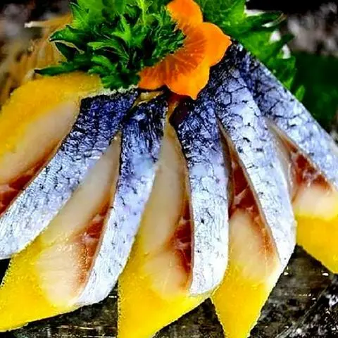 Hình ảnh Sashimi cá trích 5ps - nishin sashimi