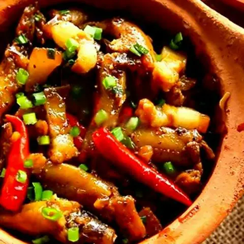 Hình ảnh Cơm cá bống kho