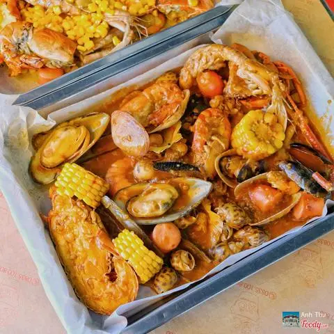 Hình ảnh Hải Sản Sốt Cajun Size M.. 037318- 9368