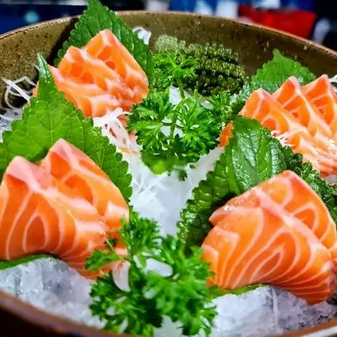Hình ảnh Sashimi cá hồi 10ps - salmon sashimi